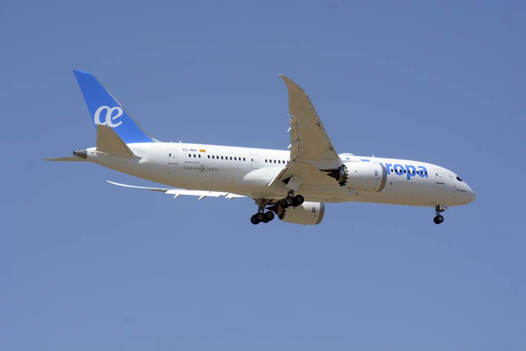 Segundo de los Boeing 787 de Air Europa.