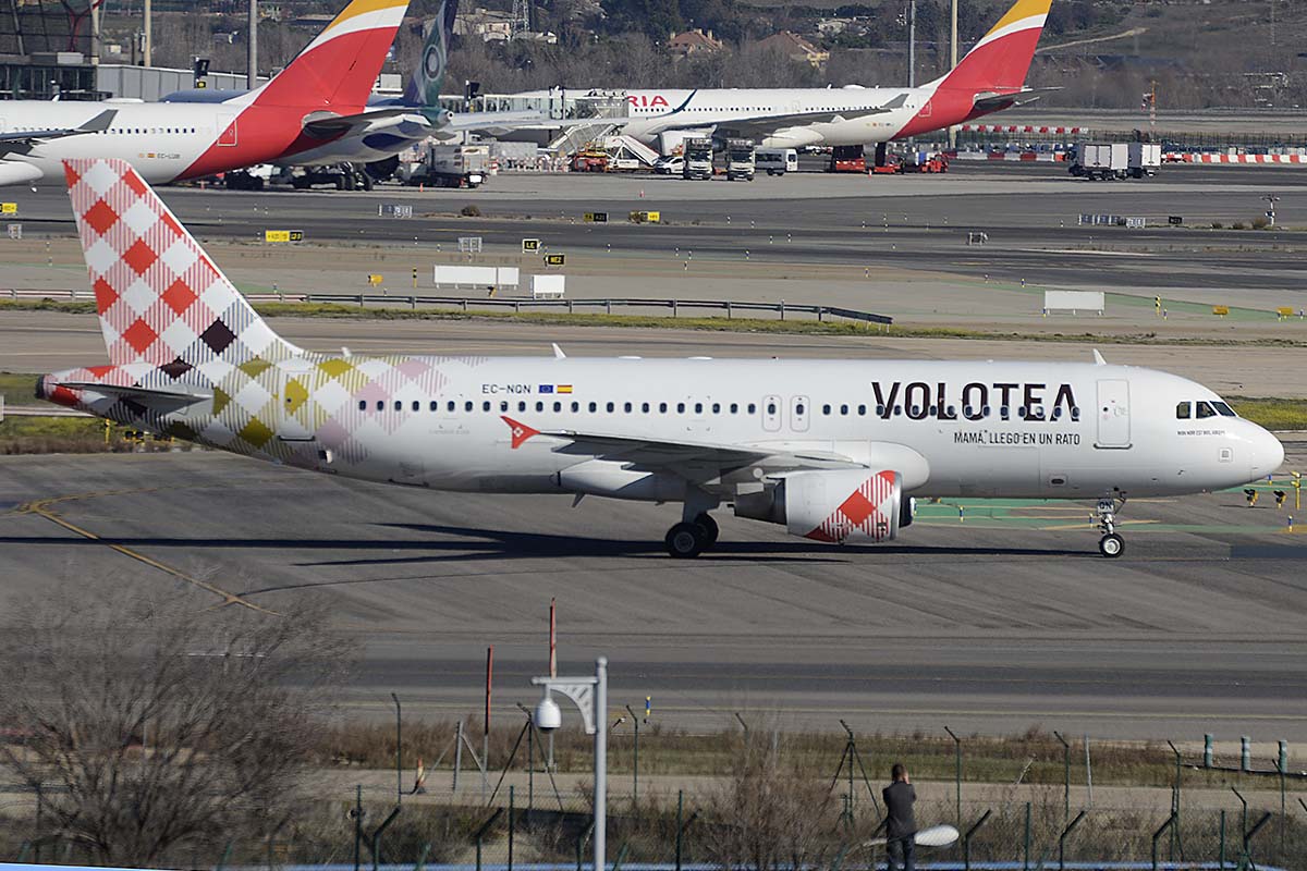 El Airbus A320 es para Volotea su avión perecto para el 80 por ciento de sus operaciones.