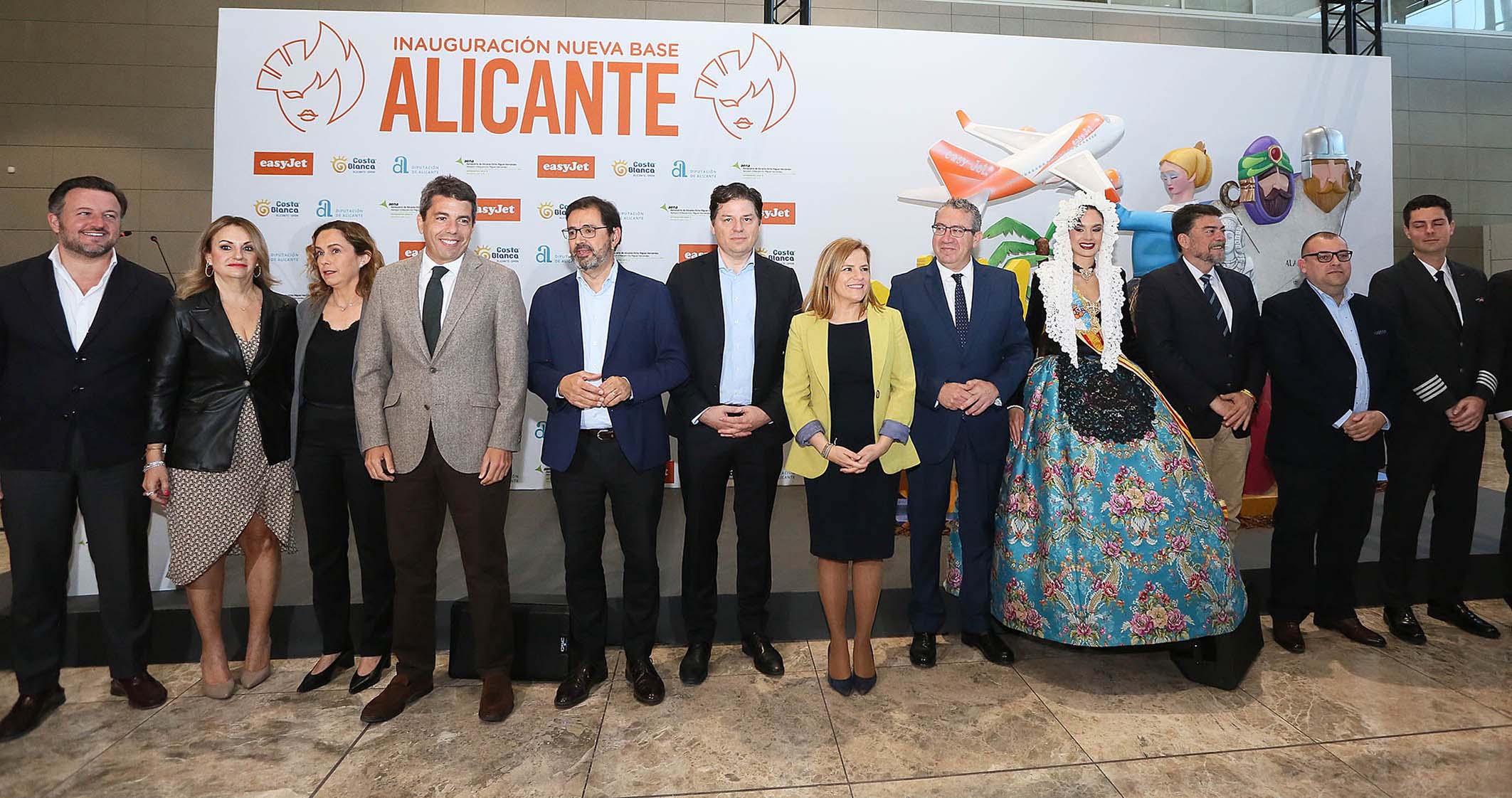 Inauguración de la base de Easyjet en Alicante.
