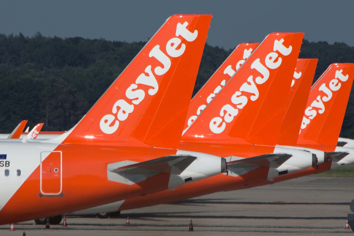 Aviones de Easyjet.