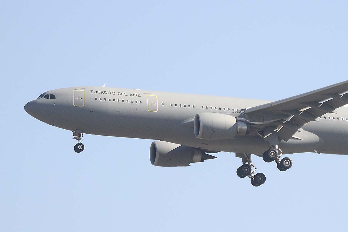 El Ejército del Aire español recibe su primer Airbus A330.