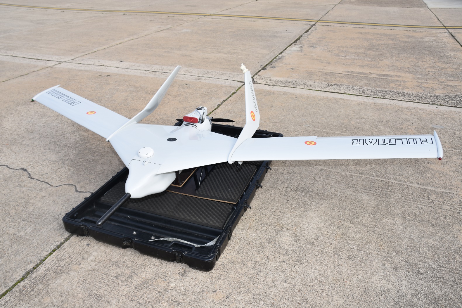 Uno de los dos ejemplares del Fulmanr incorporados por el Ejército del Aire.