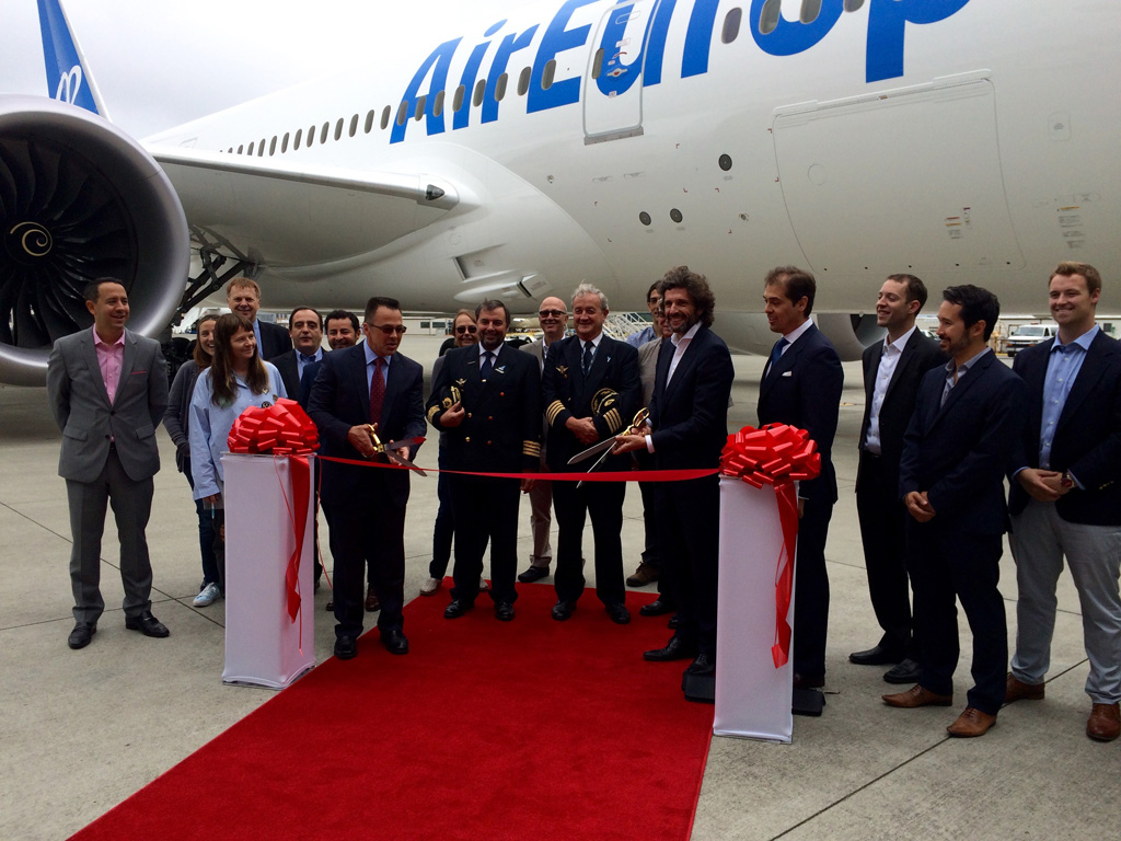 Air Europa recibe en Seattle su octavo y último B-787-8