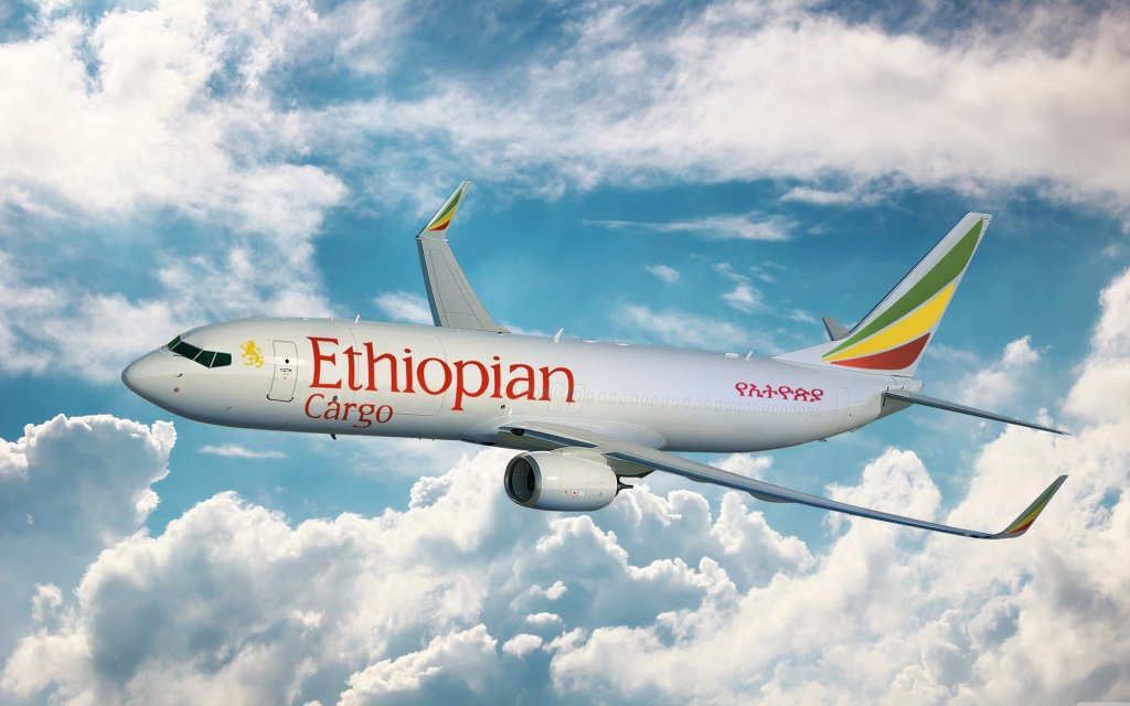 Ethiopian Cargo incrementará su flota de nueve aviones de carga con dos B-737-800.