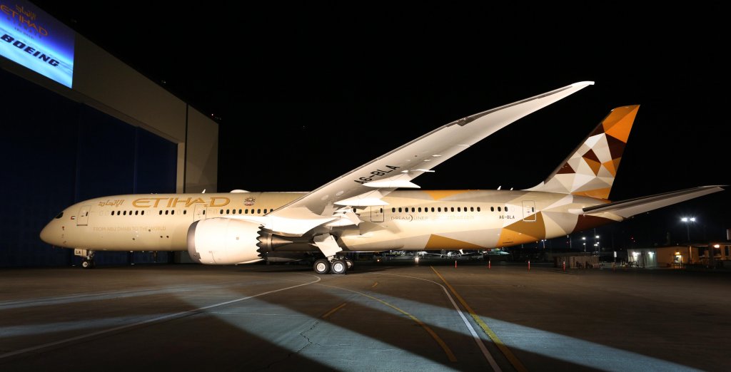 Primer Boeing 787 de Etihad Airlines