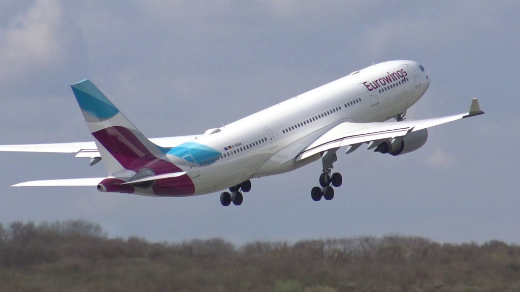 Eurowings cuenta con una flota de aviones Airbus A330 para sus vuelos de largo radio.
