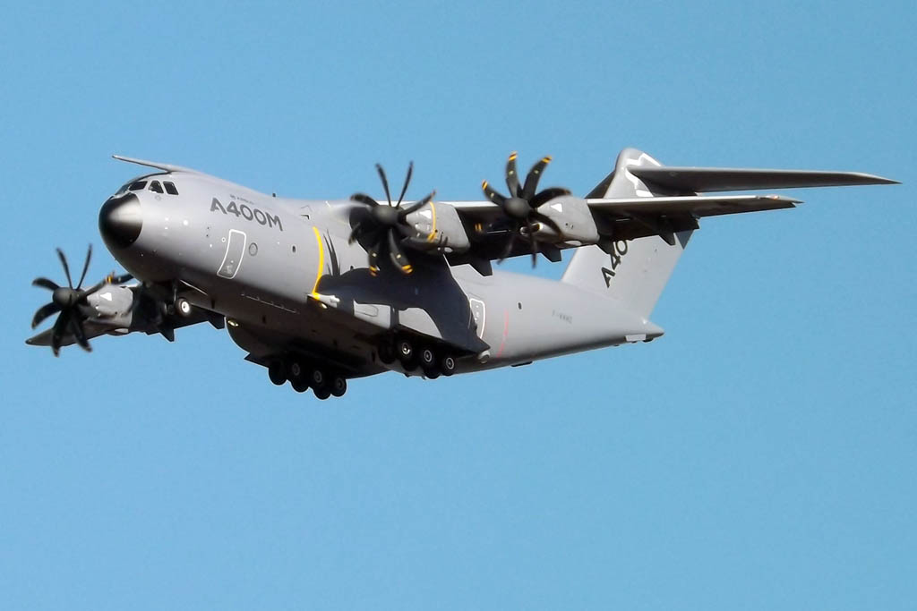 El A400M F-WWMZ será el avión que estará presente en el salón de Le Bourget de este año.