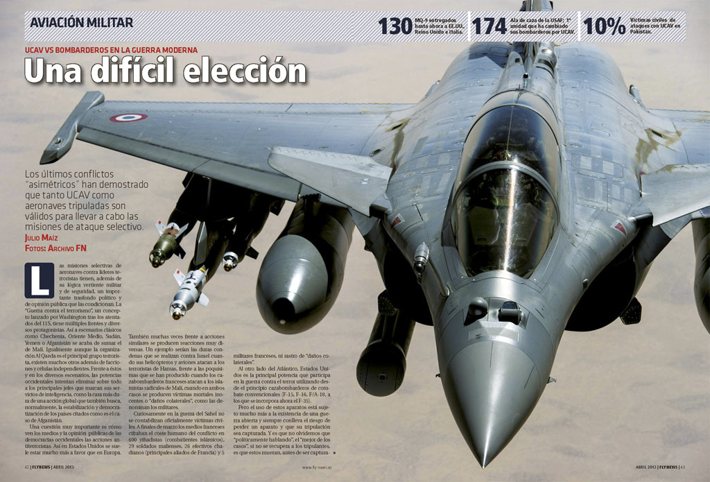 CAzas y UCAV en la guerra moderna