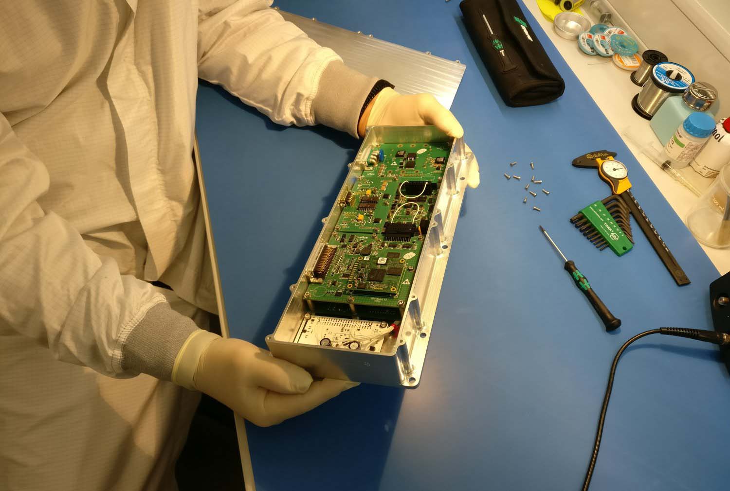 Caja electrónica del Photobiorreactor desarrollada por GTD.