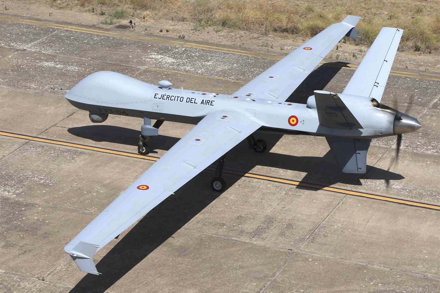 Los MQ-9A del Ejército del Aire están preparados, de fábrica, para portar y disparar misiles.