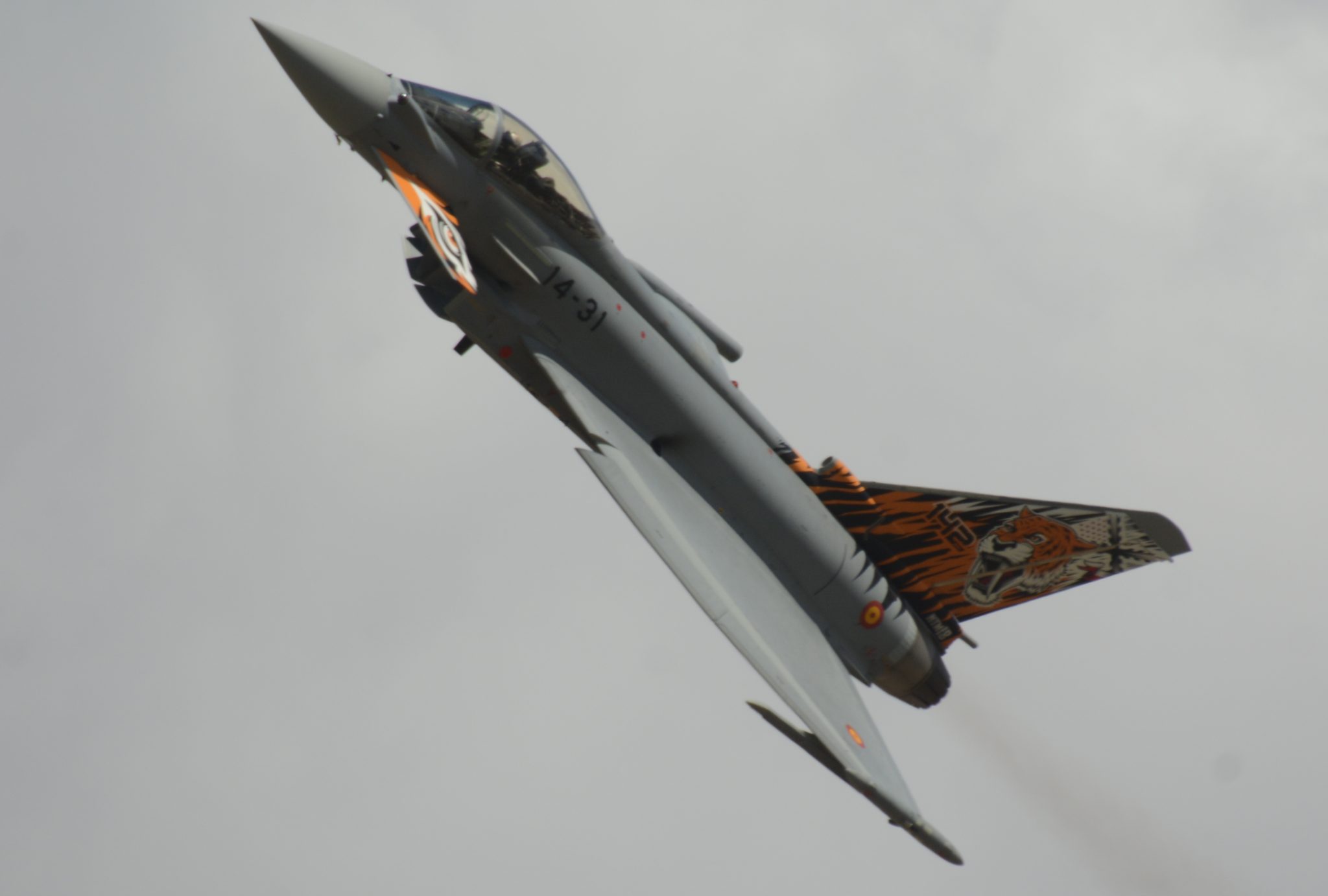 El Eurofighter C16-73/14-31 es desde 2018 un clásico en los festivales aéreos.