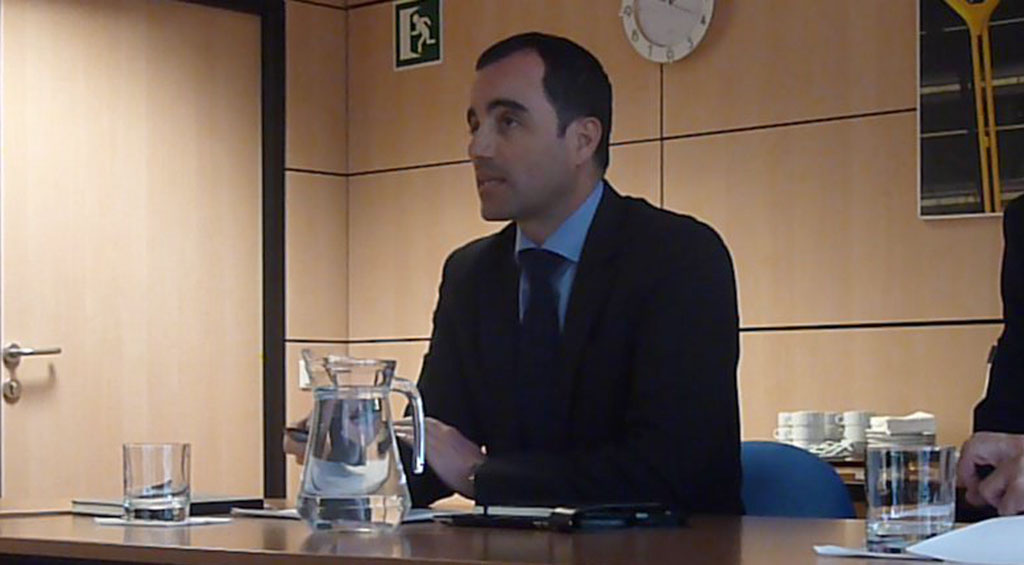 Ignacio González director genrral de Navegación Aérea