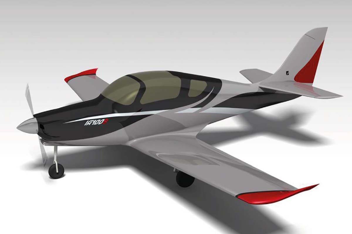 Aspecto que tendrá el IA-100 Malvina en su versión biplaza de entrenamiento básico.