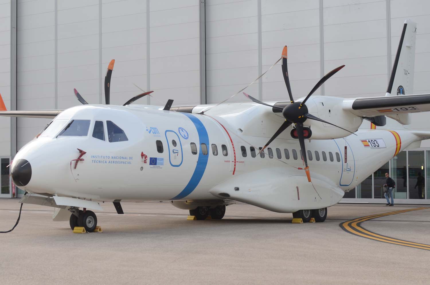 El Airbus C295 del INTA sustituirá a los dos C-212 que opera.