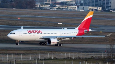 Entre las entregas de Airbus en 2015 está el primer Airbus A330-200 de Iberia.