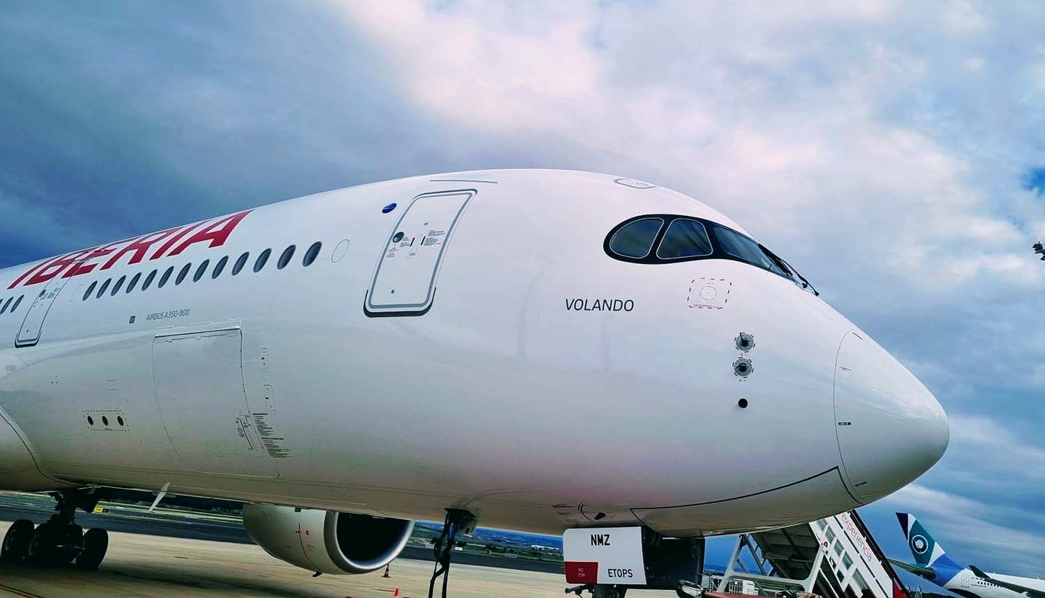 EC-NMZ, uno de los dos Airbus A350 que Iberia recibió en el mes de marzo.