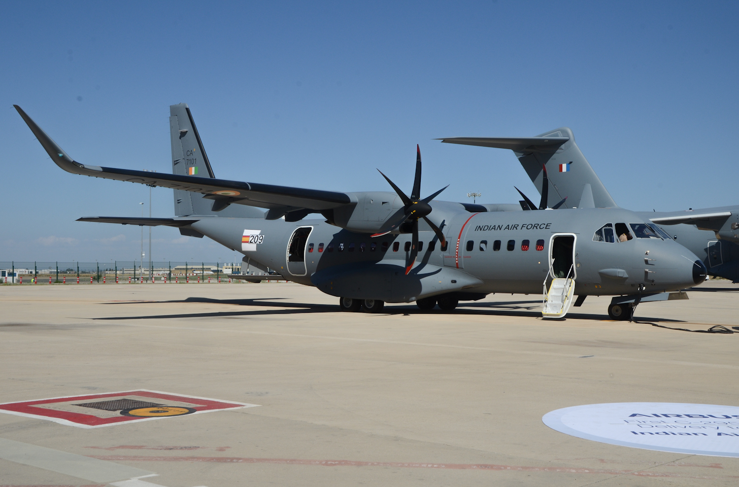 Entrega del primer Airbus C295 a la Fuerza Aérea de India