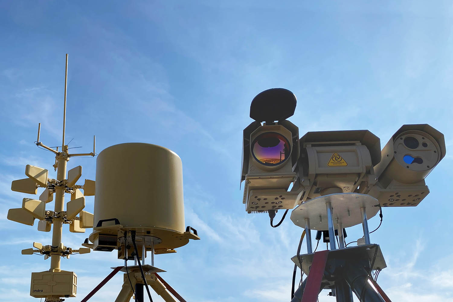 Sistema anti drones desarrollado por Indra.