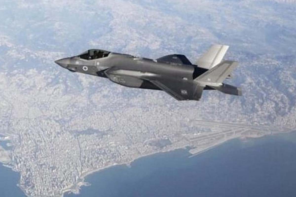 Israel fue el primer país en usar en combate el F-35. Este fue fotografiado sobre Beirut en 2018.