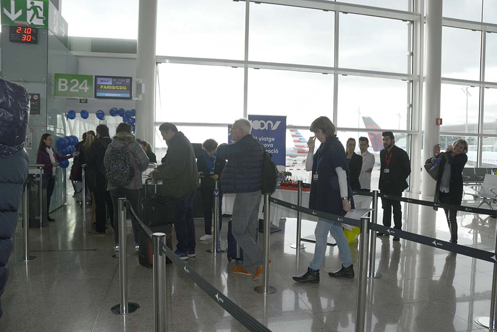 Algo más de 175 millones de pasajeros volaron a o desde España en vuelos internacionales en 2017.