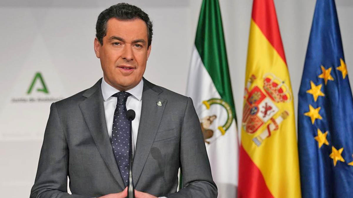 Juanma Montero presidente de la Junta de Andalucía.