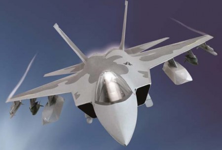 Recreación del KAI KF-X, para el que CESA desarrollará varios sistemas