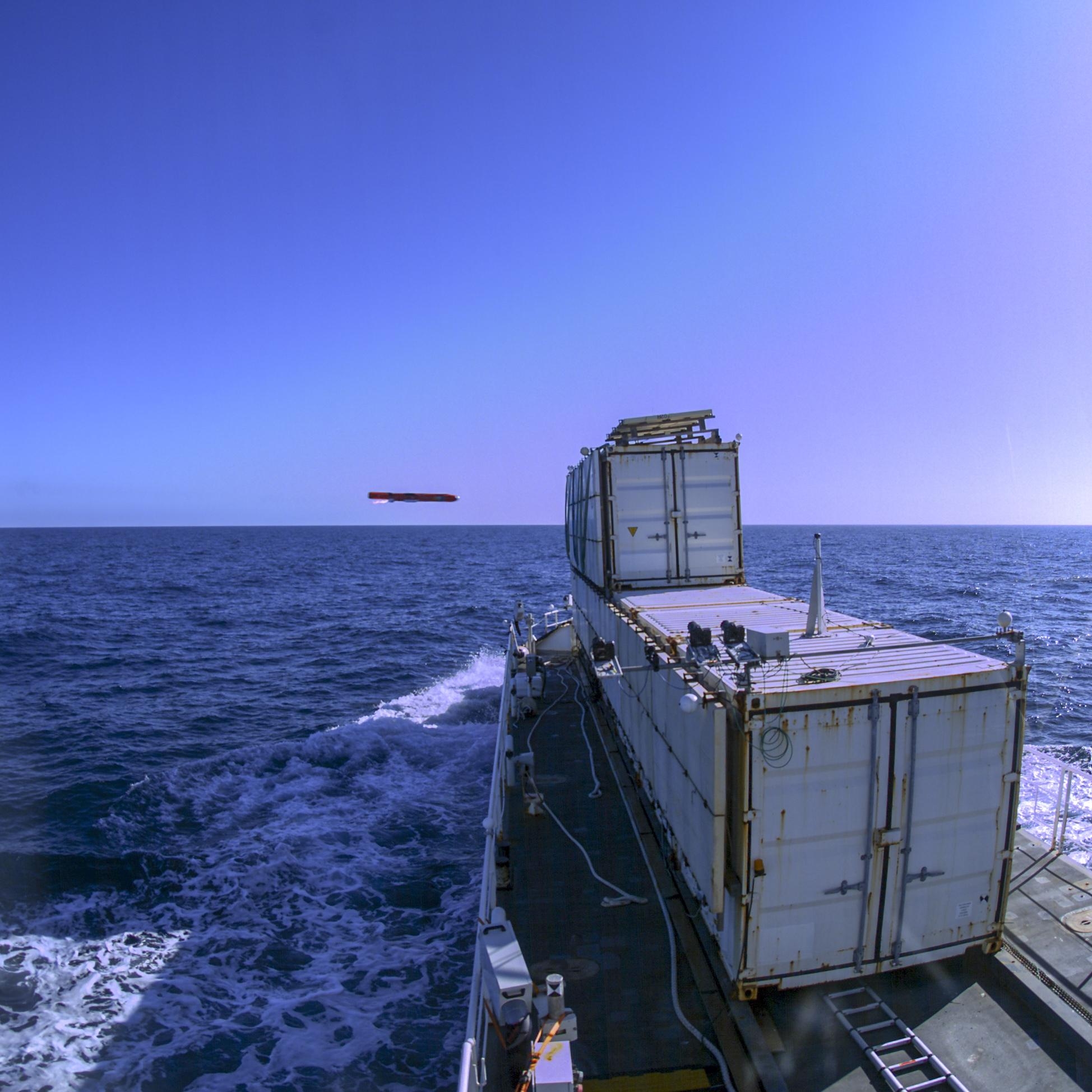 Imagen del primer disparo de un Sea Venom.