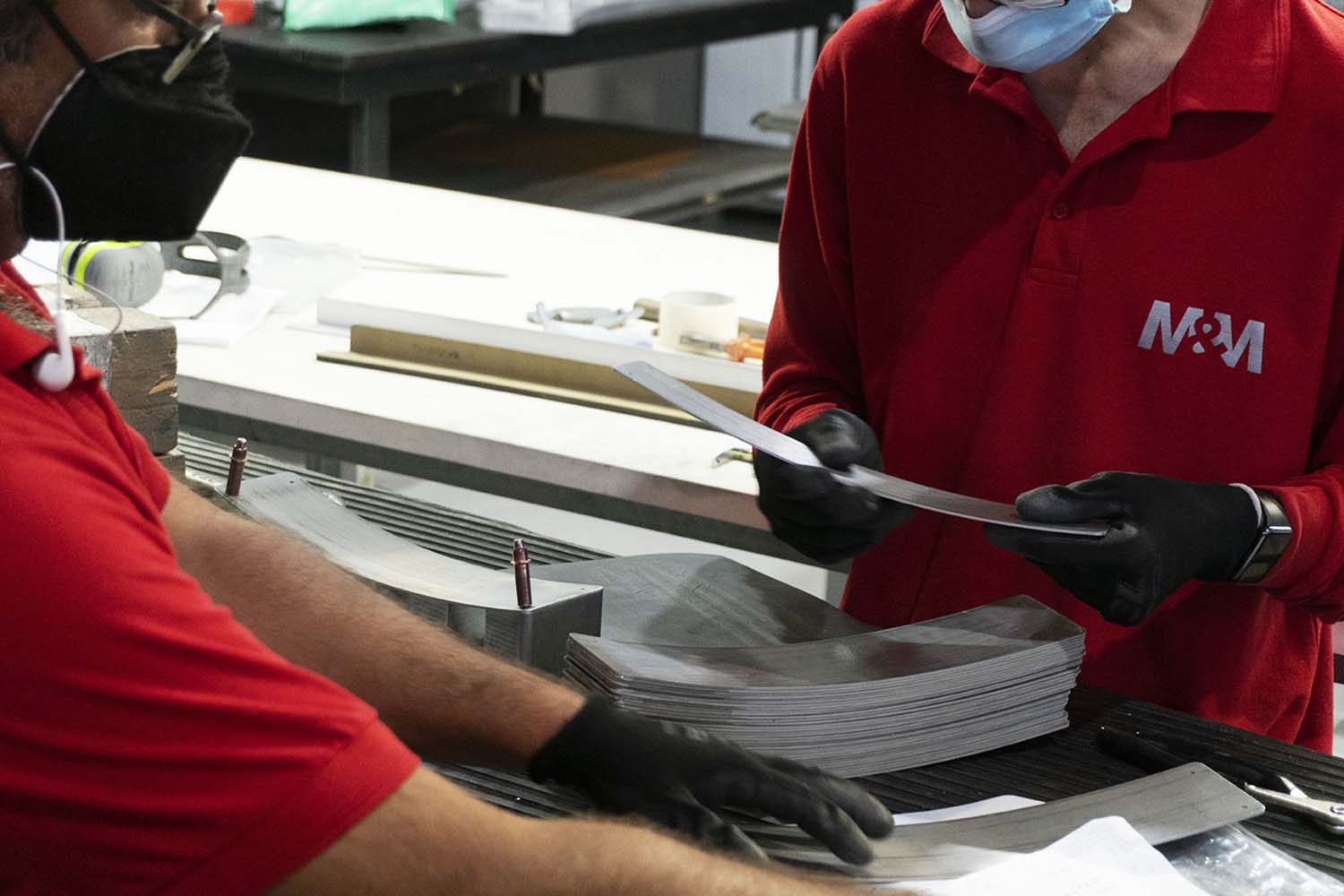 Trabajadores de M&M.