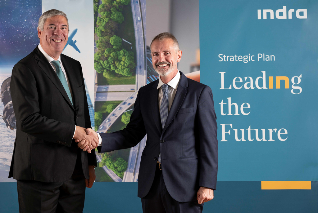 Marc Murtra y Jose Vicente de los Mozos Indra.