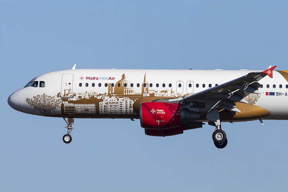 Entre los pedidos de Airbus en agosto, el primero de Medair de un A320 de fábrica.