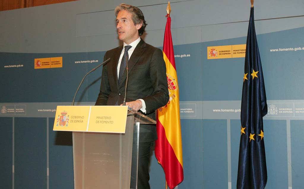 Íñigo de la Serna durante la presentación de los presupuestos del ministerio de Fomento.