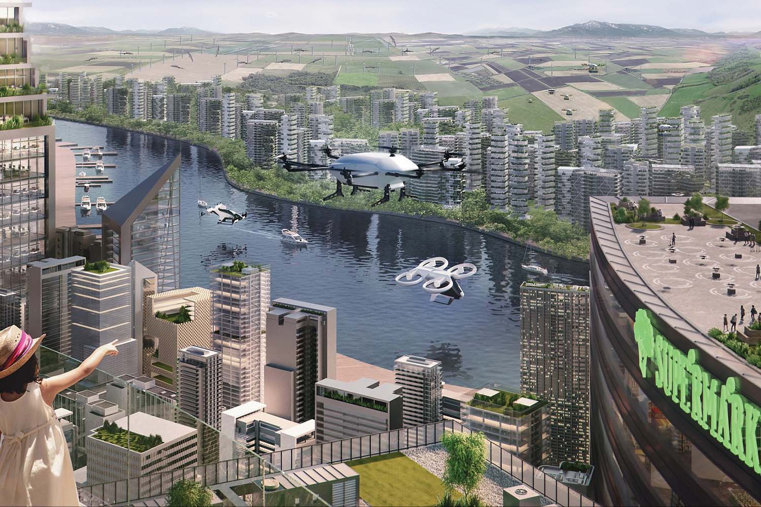 En pocos años los cielos de las ciudades podrían estar cubiertos por numerosos tipos de drones.