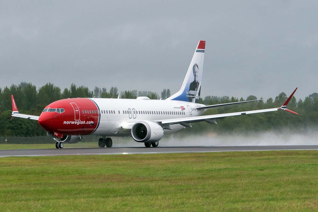 Norwegian cubre sus rutas transatlánticas de menor demanda con los Boeing 737 MAX 8.