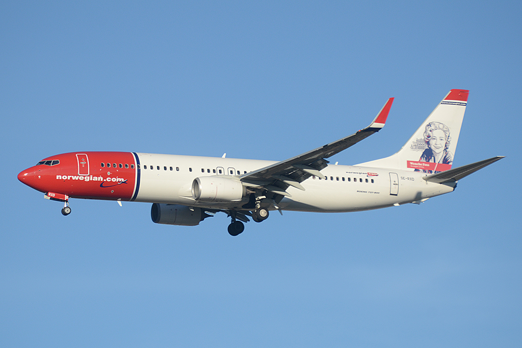 Boeing 737-800 de Norwegian.