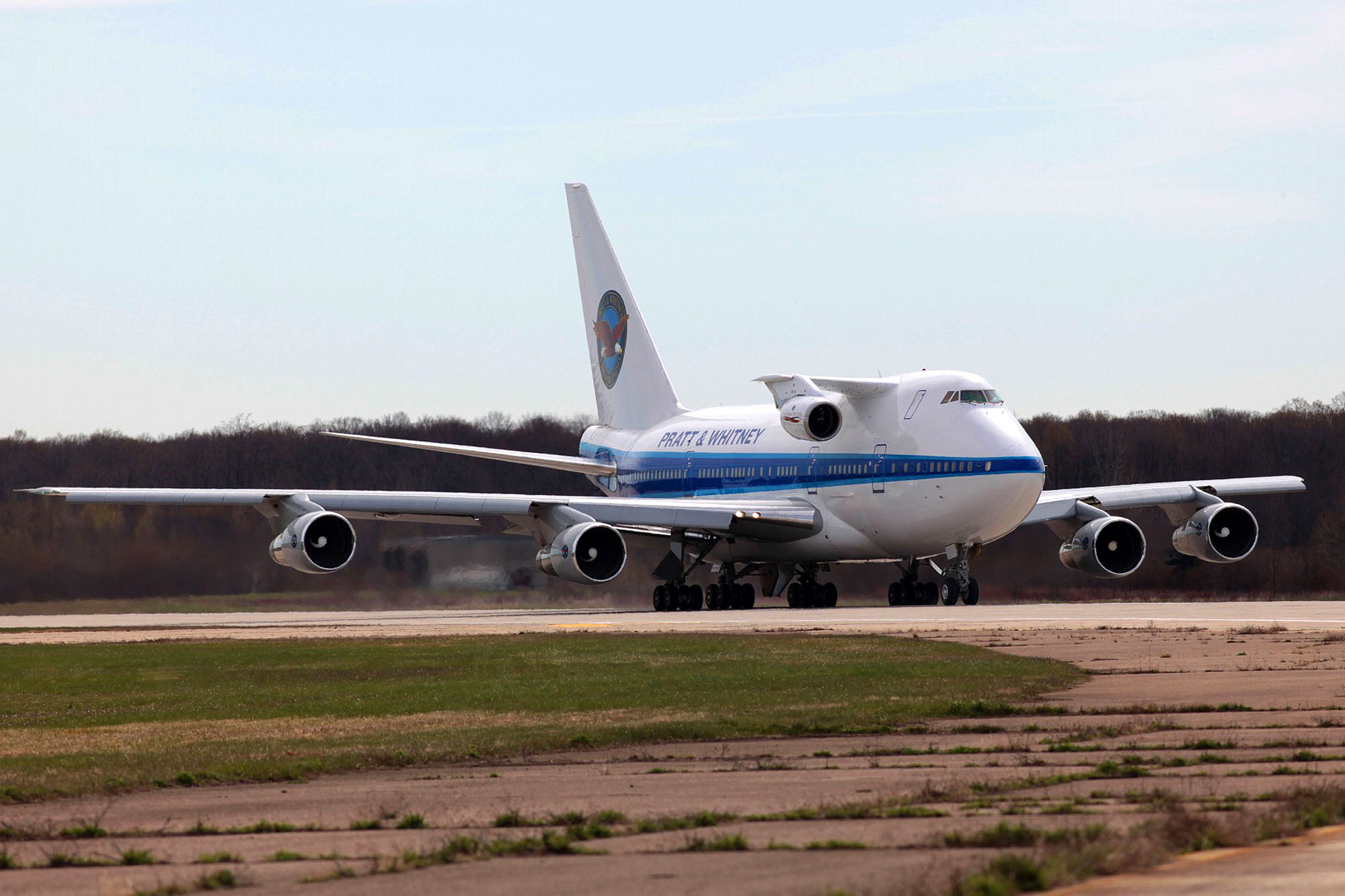 Motor PW1217G instalado en un Boeing 747SP