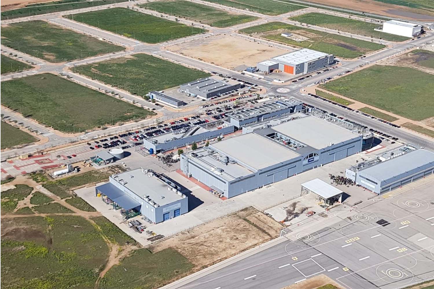 El Centro Logístico se situará en la zona superior izquierda de la foto.