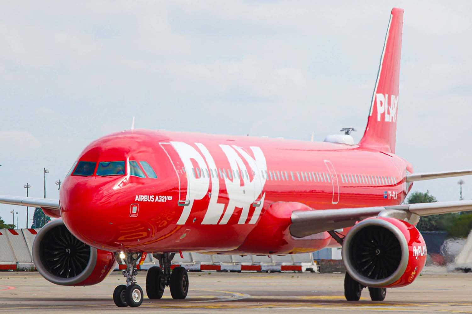 Uno de los tres Airbus A321neo que forman la flota de Play.