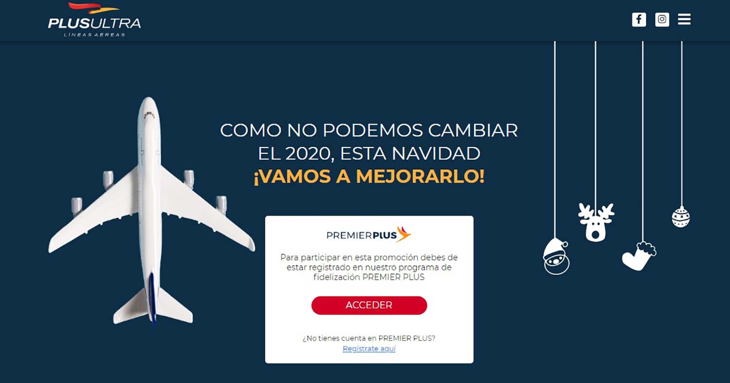 Página web creada por Plus Ultra para su Calendario de Adviento.