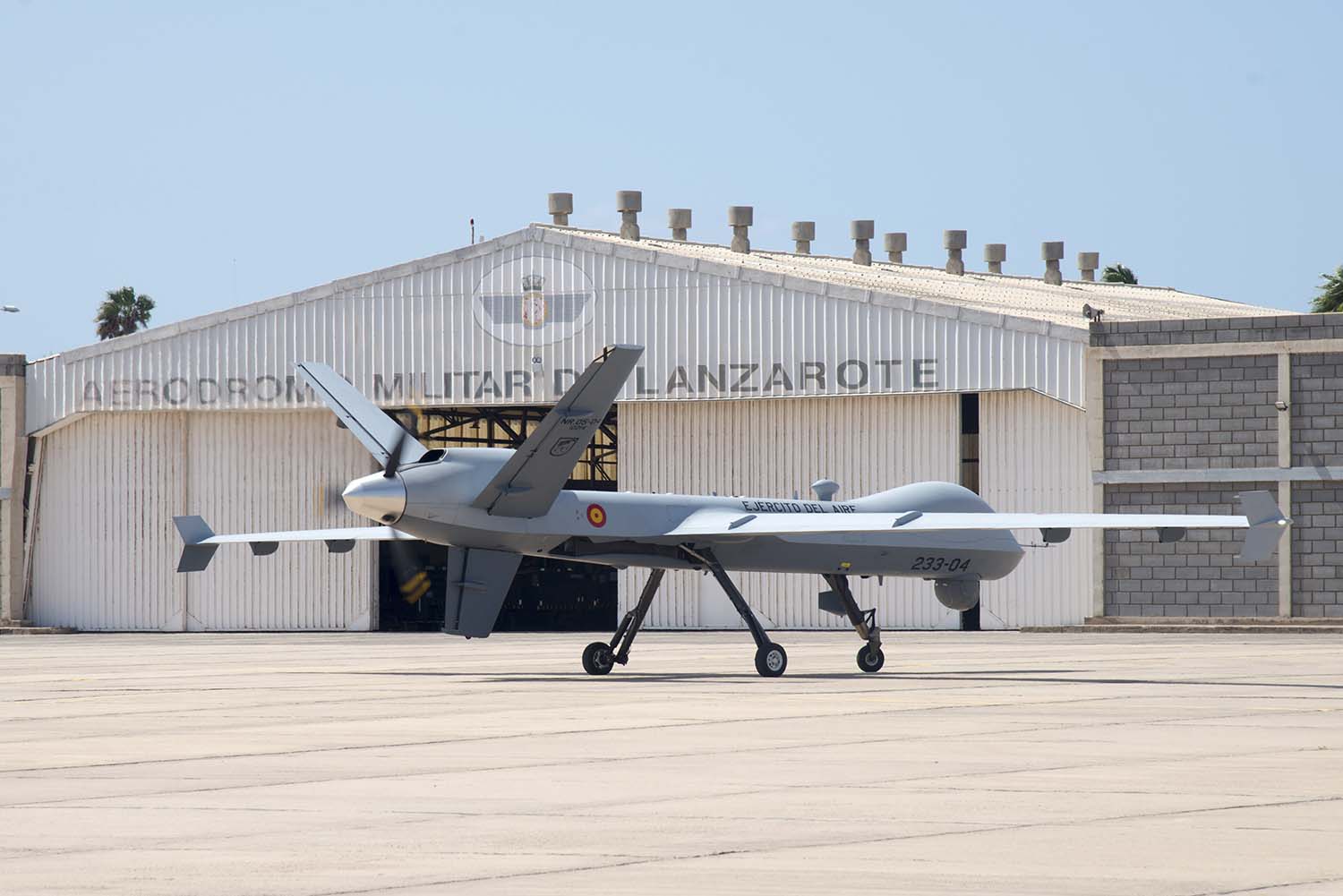 General Atomics MQ-9A Predator B en Lanzarote