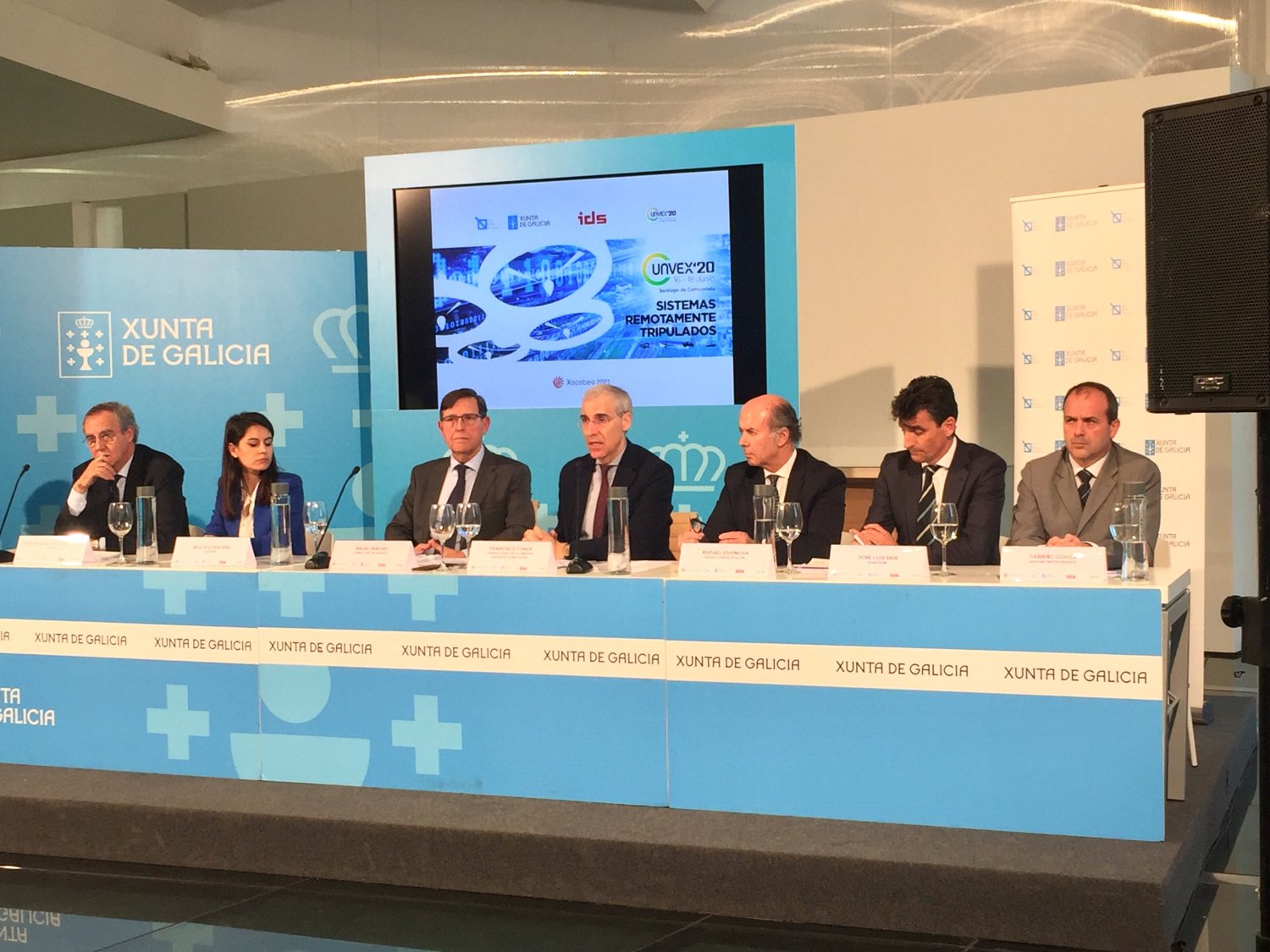 Presentación del salón UNVEX en Sanrtiago de Compostela.