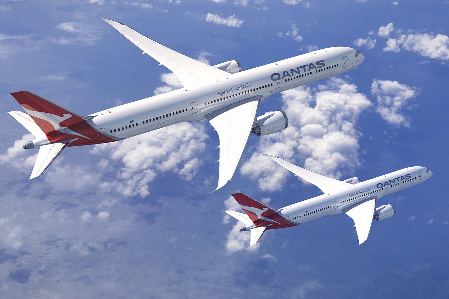 Boeing 787-9 y 787-10 de Qantas.