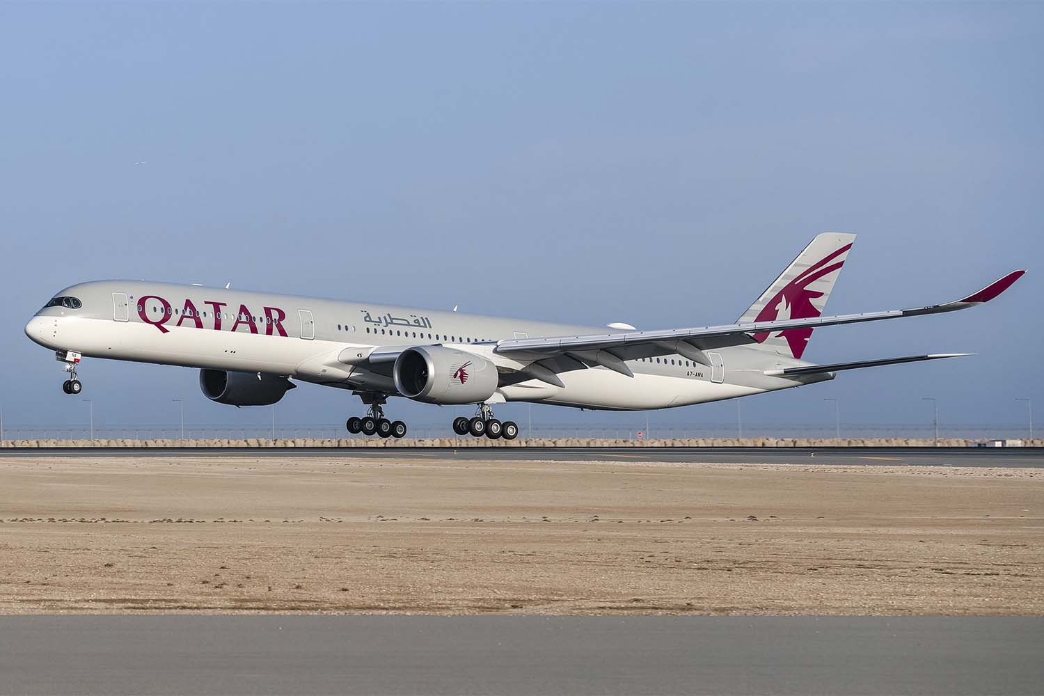 Airbus A350-1000 de Qatar Airways.