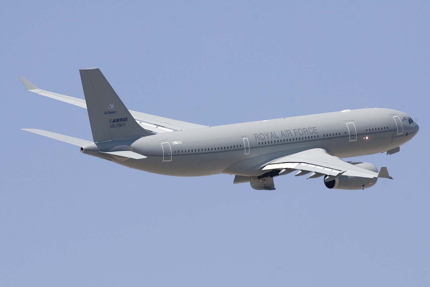 Uno de los 14 A330MRTT operados por Airtanker. para la RAF.