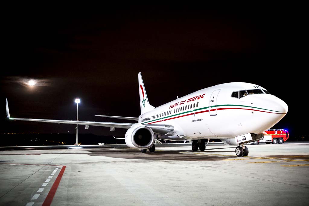 Boeing 737-700 con los que RAM volará a Bilbao.