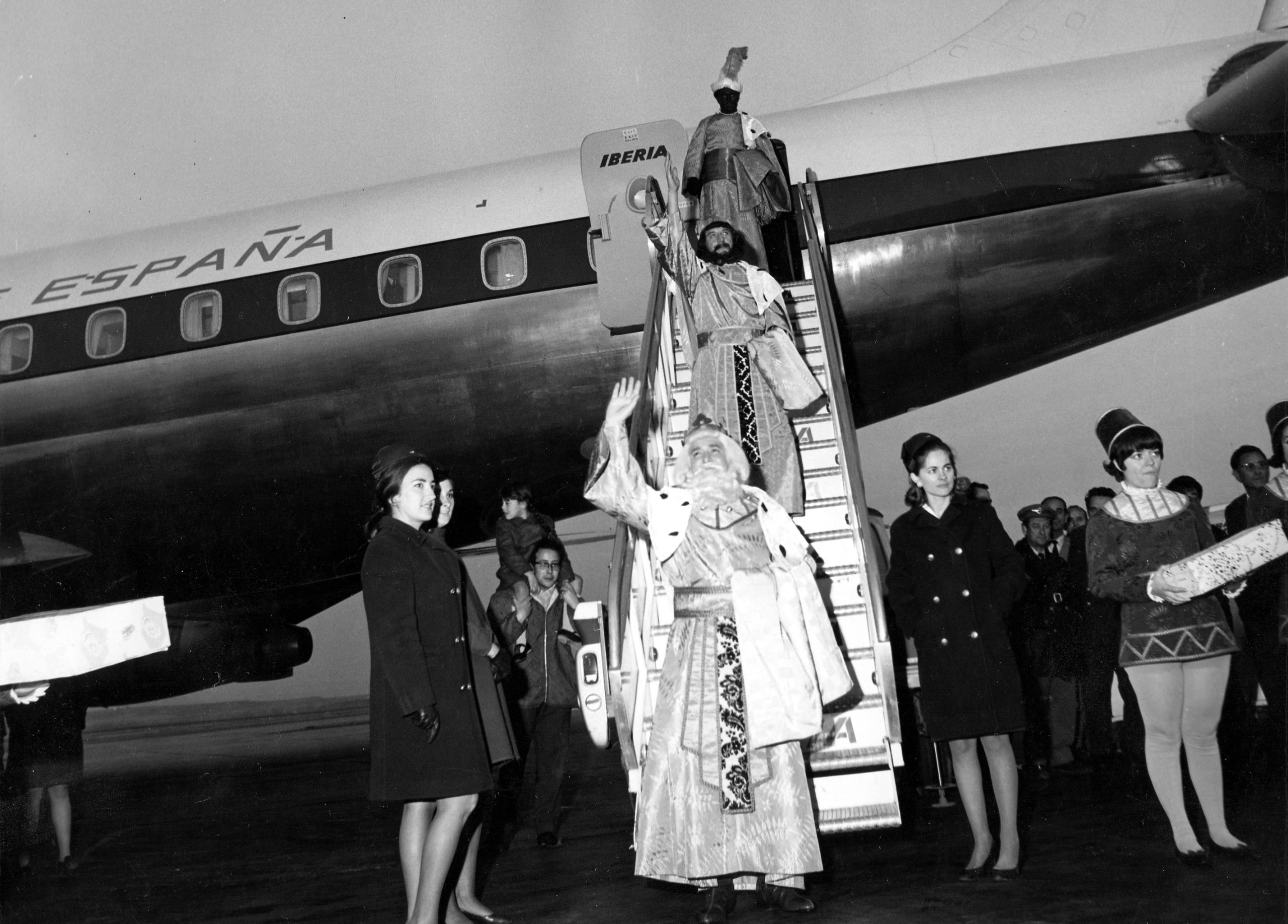 Llegada d elos Reyes Magos en 1962