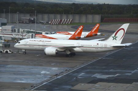 Royal Air maroc emplea también sus B-787 en rutas europeas.