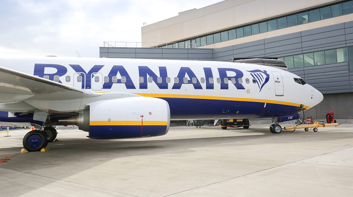 Boeing 737 de Ryanair.