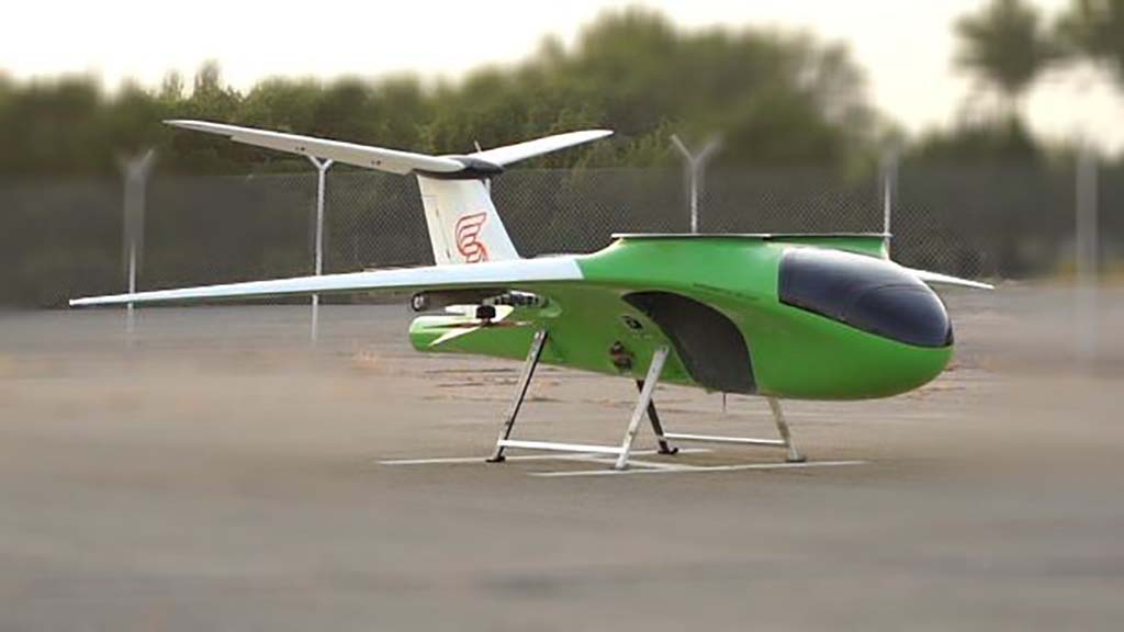 El segundo eStarling durante las pruebas de despegue y aterrizaje vertical y vuelo estacionario.