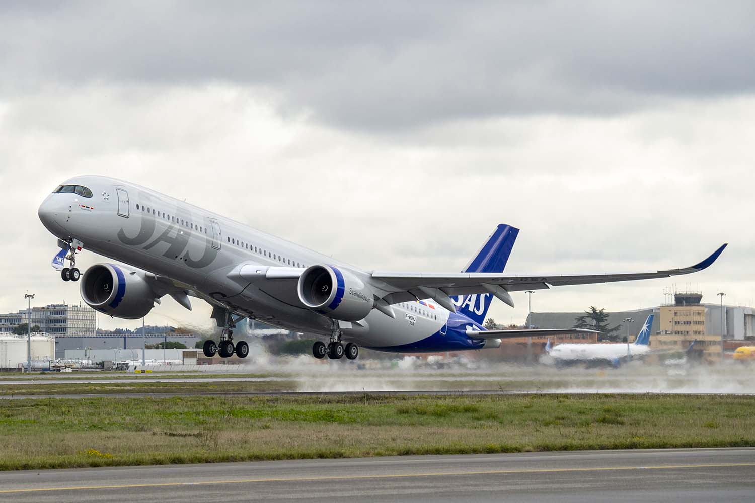 Airbus A350 de SAS.