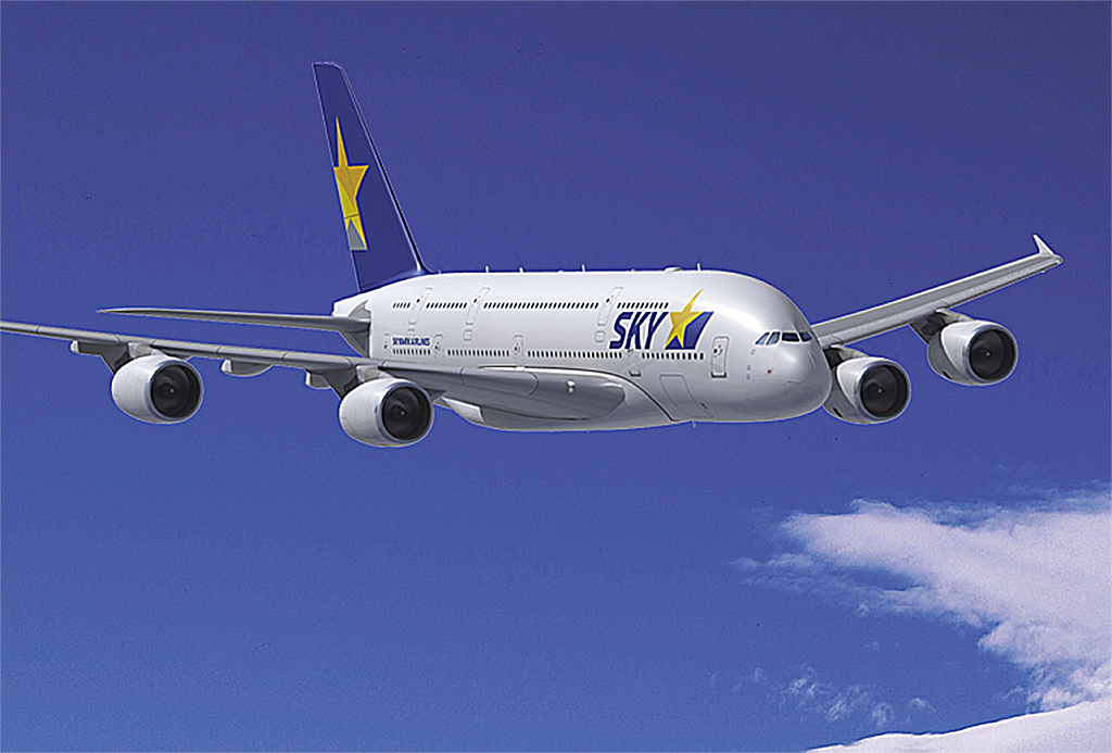 Airbus A380 de Skymark